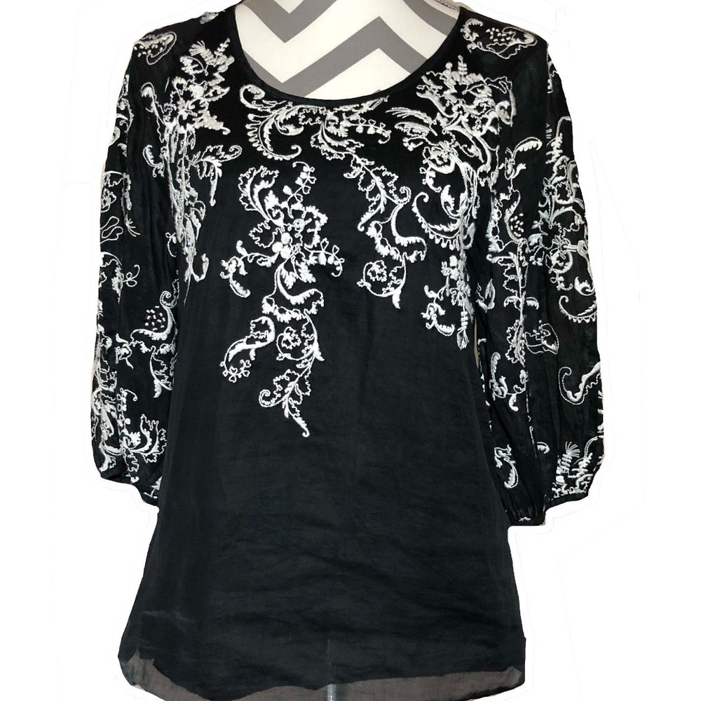 Anthropologie Edmé & Esyllte Floral Blouse